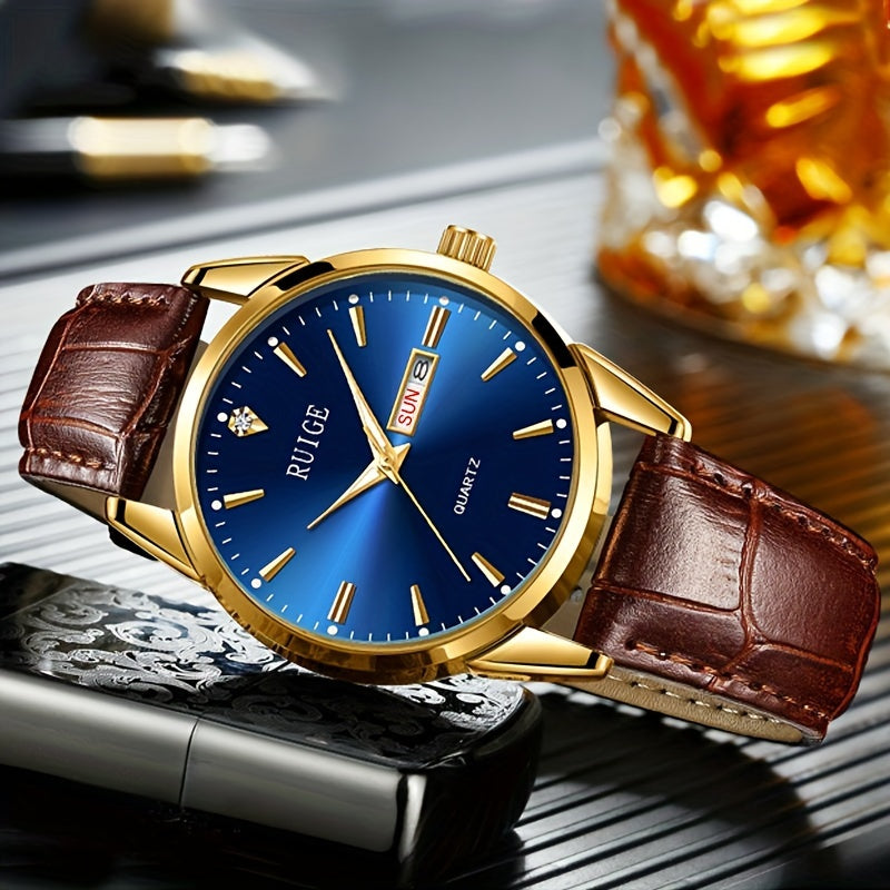 Men's Quartz Watch, Leisure Business Fashion Watch