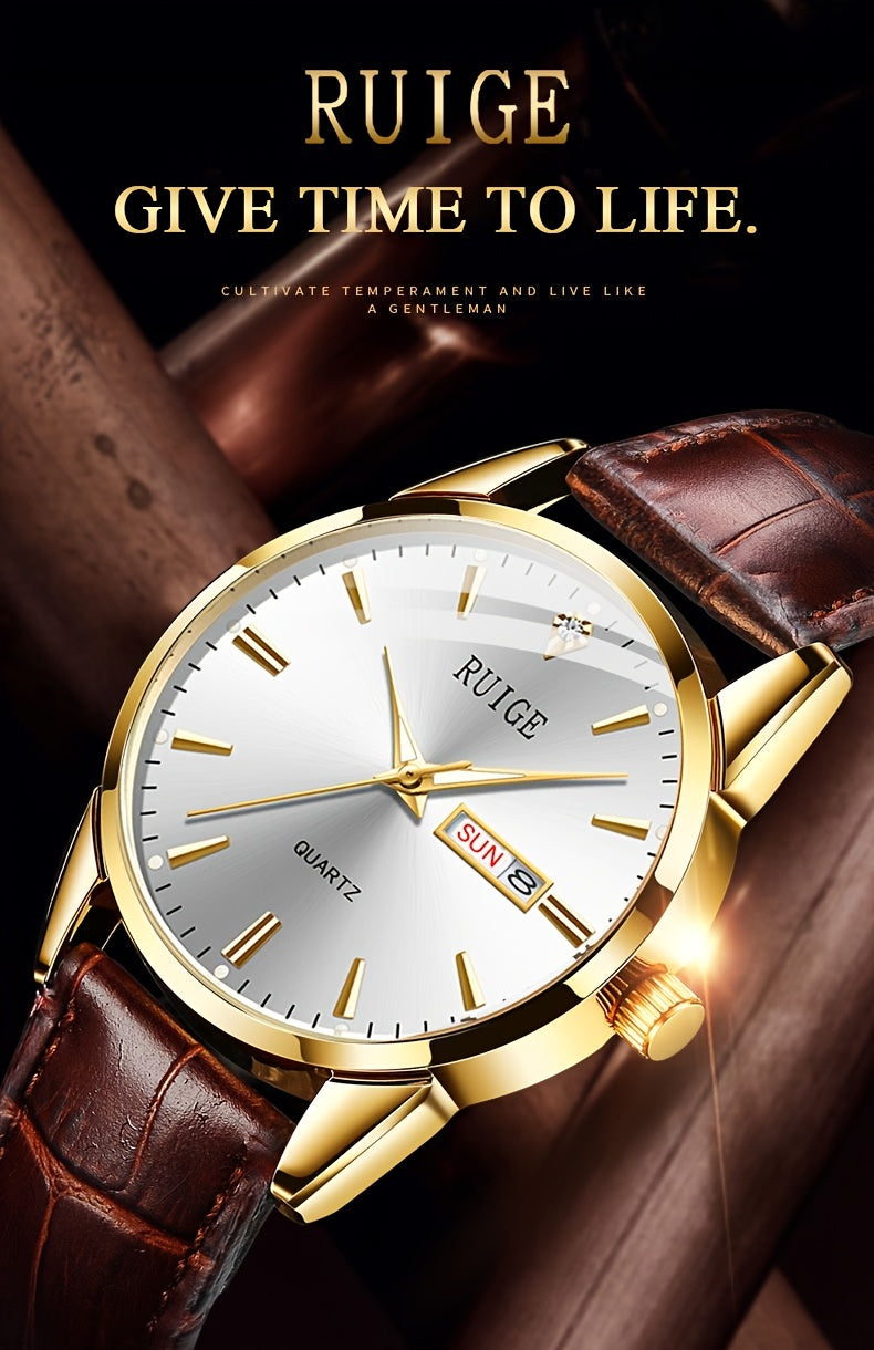 Men's Quartz Watch, Leisure Business Fashion Watch