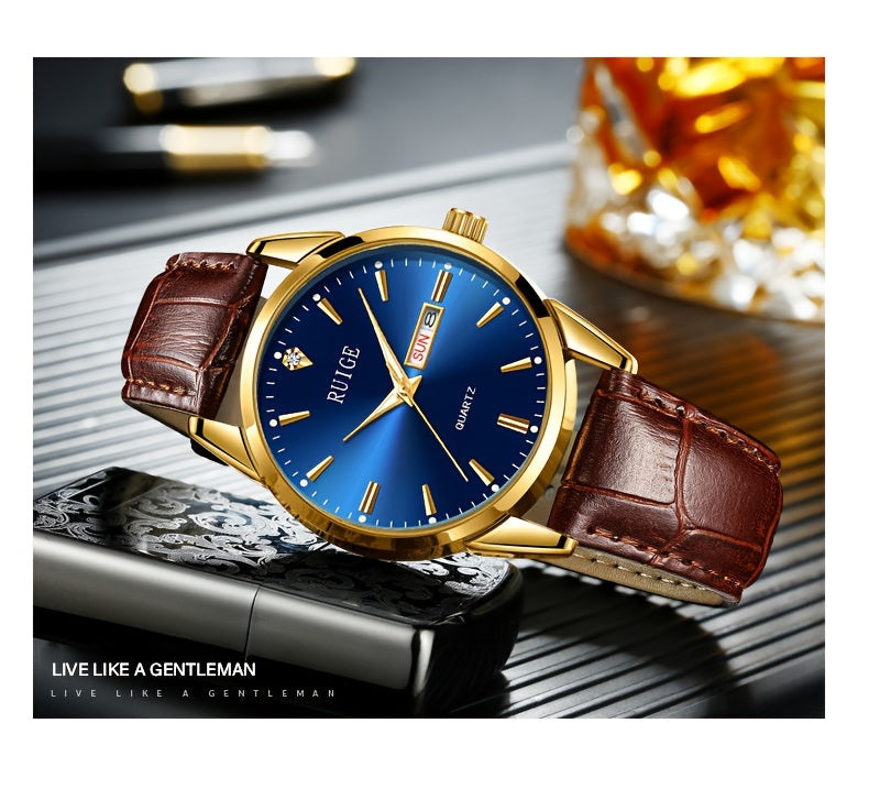 Men's Quartz Watch, Leisure Business Fashion Watch