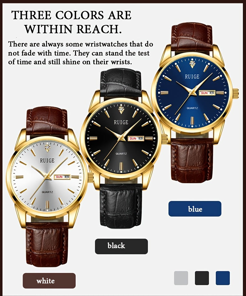 Men's Quartz Watch, Leisure Business Fashion Watch