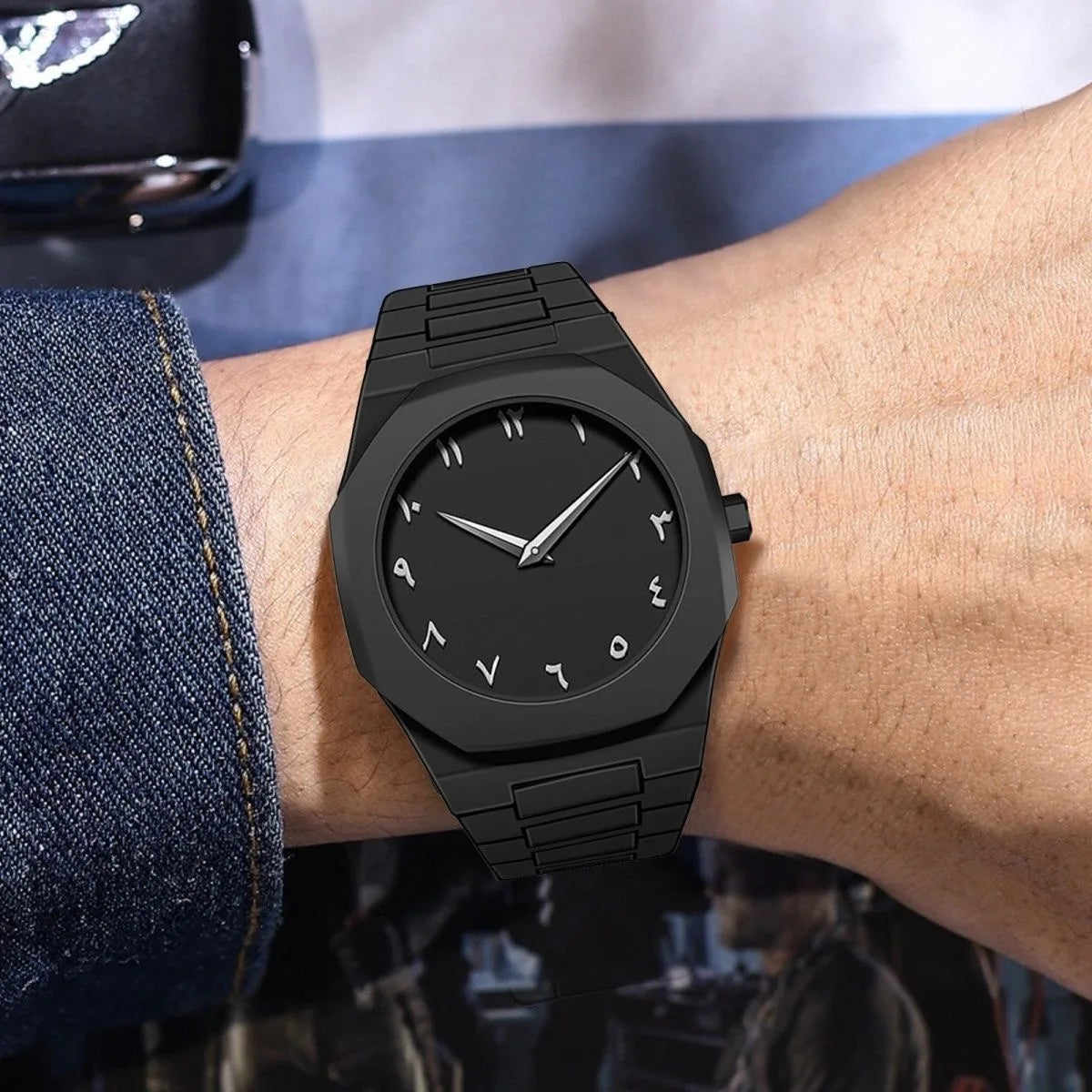 Minimalist Design Quartz Watch for Men Casual Business Watches Man Creative Clock