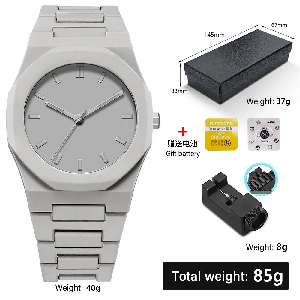 Minimalist Design Quartz Watch for Men Casual Business Watches Man Creative Clock