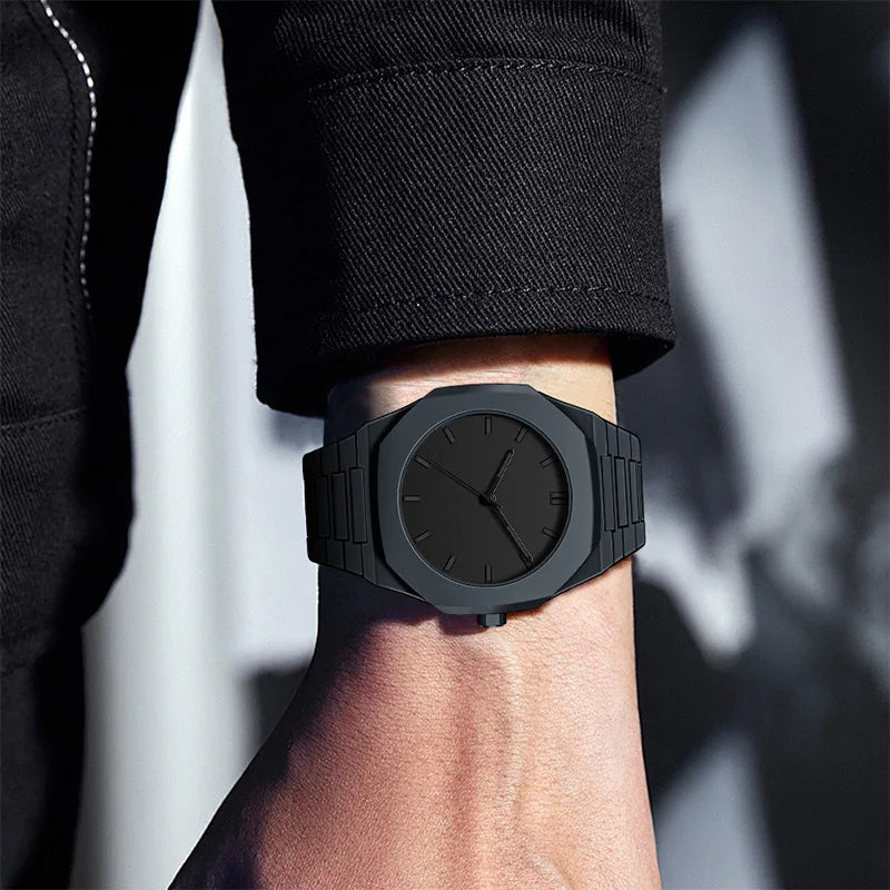 Minimalist Design Quartz Watch for Men Casual Business Watches Man Creative Clock