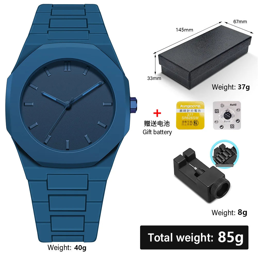 Minimalist Design Quartz Watch for Men Casual Business Watches Man Creative Clock