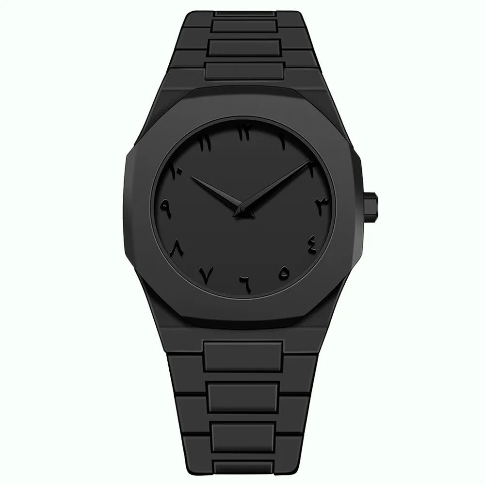 Minimalist Design Quartz Watch for Men Casual Lightweight Plastic Strap Waterproof Sports Business Watches Man Creative Clock