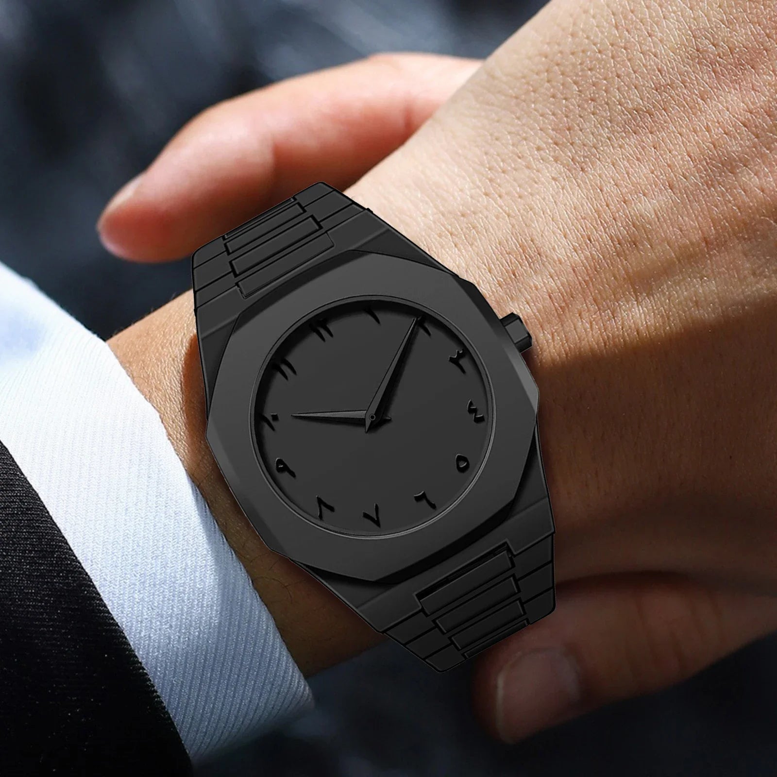 Minimalist Design Quartz Watch for Men Casual Business Watches Man Creative Clock