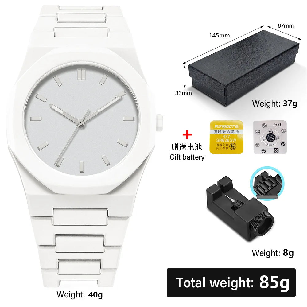 Minimalist Design Quartz Watch for Men Casual Business Watches Man Creative Clock