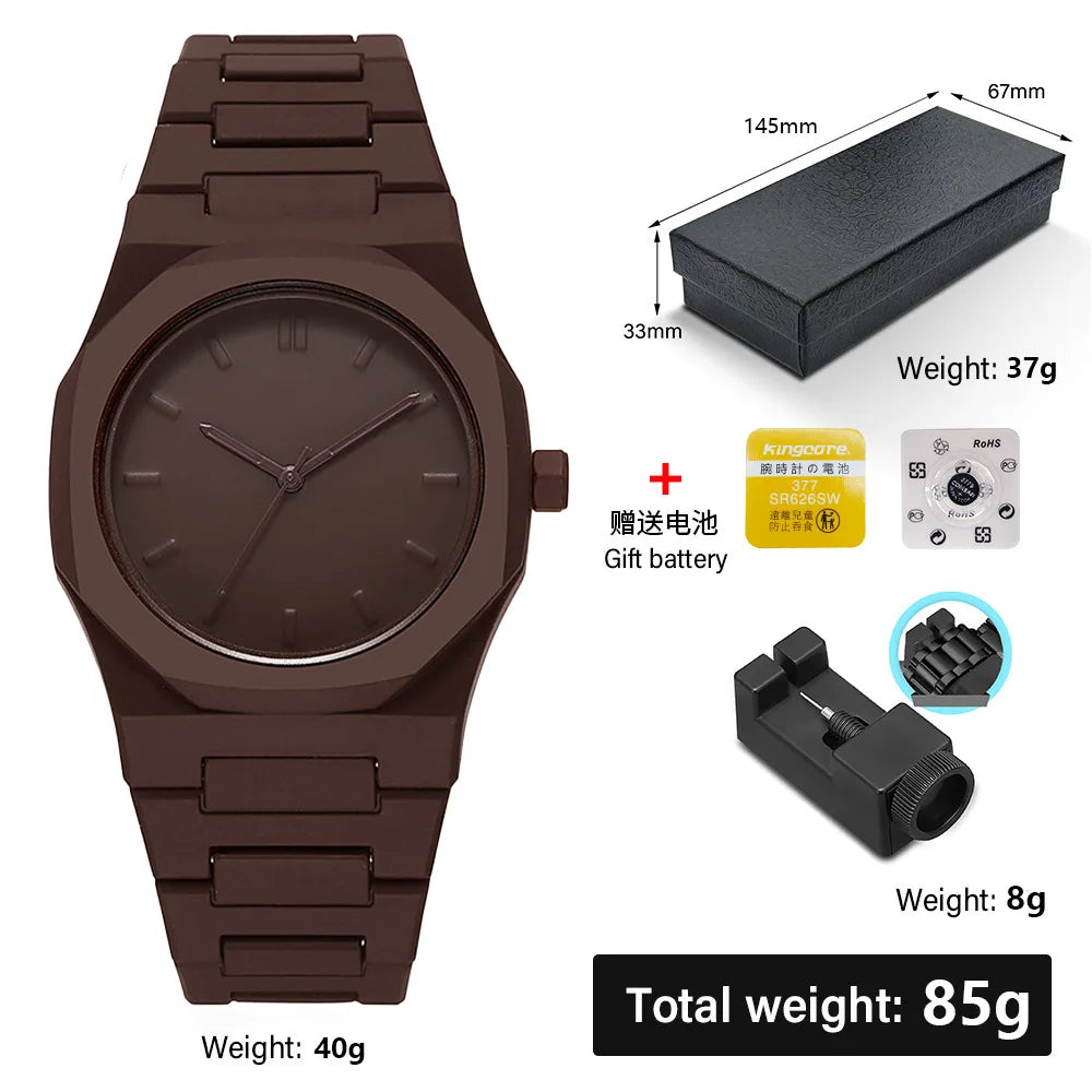 Minimalist Design Quartz Watch for Men Casual Business Watches Man Creative Clock