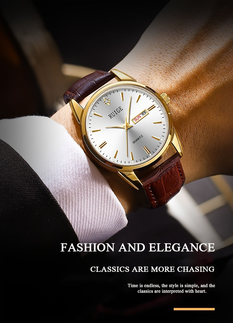 Men's Quartz Watch, Leisure Business Fashion Watch
