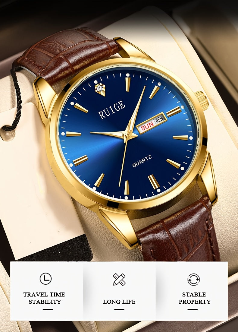 Men's Quartz Watch, Leisure Business Fashion Watch